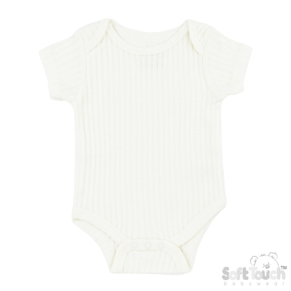 BS4600-MA-36: Marshmallow Ribbed Bodysuit (3-6 Months) BS4600-MA-36: Marshmallow Ribbed Bodysuit (3-6 Months)